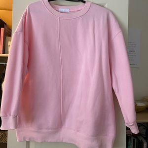 Oak and Fort Fleece Lined Oversized Sweatshirt